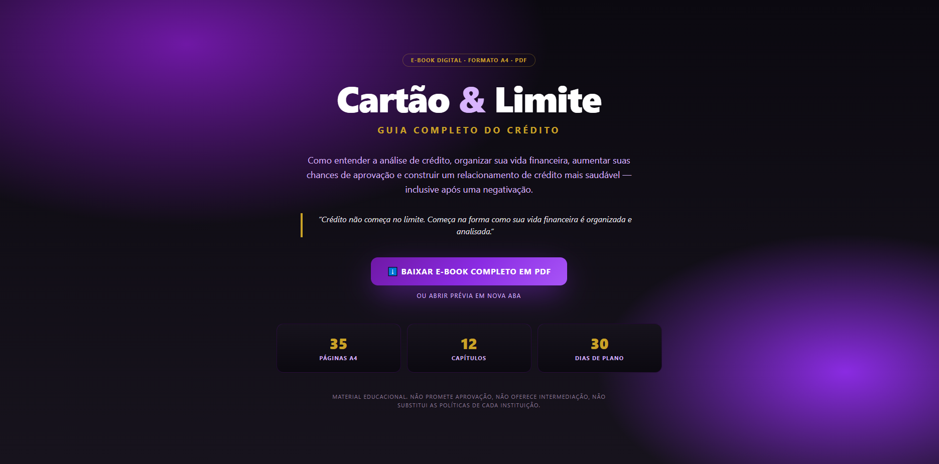 Prévia de site criado pela BiriguiFy